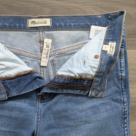 NWT Madewell High Rise Skinny Jeans in Bradfield Wash - Picture 2 of 3
